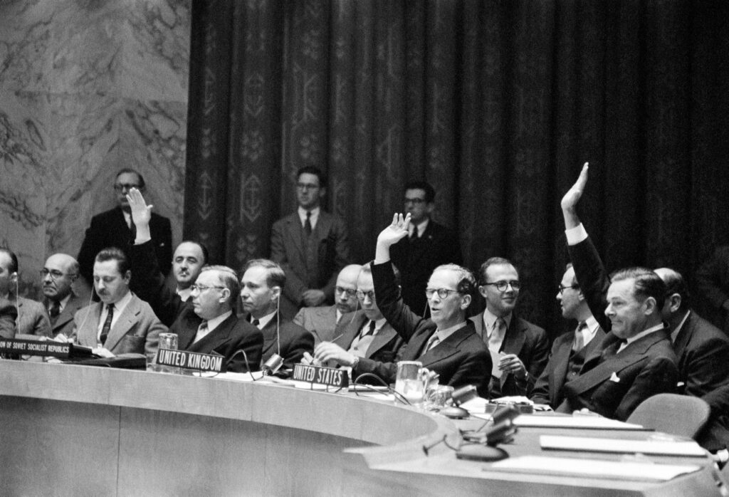 Votación en el Consejo de Seguridad histórico de la ONU