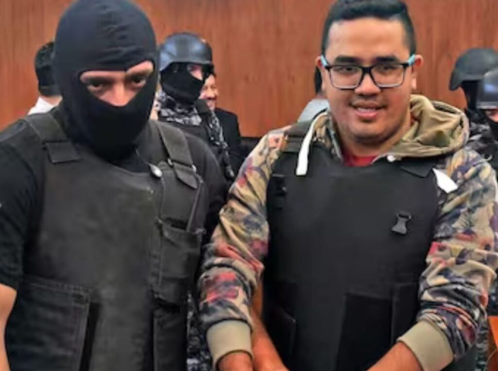 “Guille Cantero” en el Juicio contra los monos, Rosario. Fuente Télam