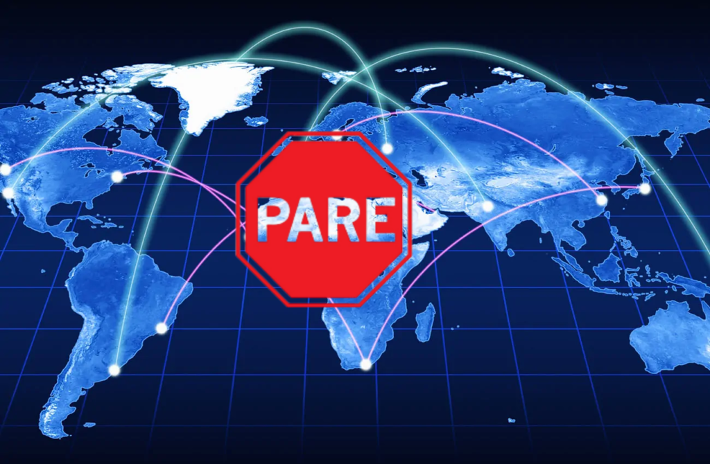 El planeta afectado por los males de la globalización.